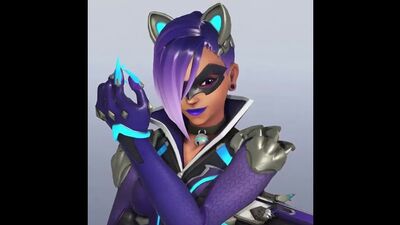 Новый облик Сомбры «Черная кошка» | Годовщина Overwatch