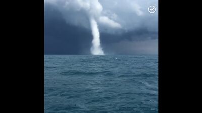 Смерч в Черном море